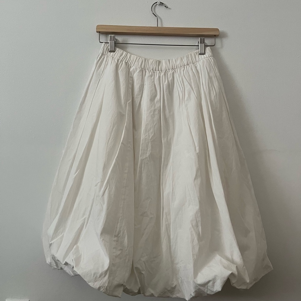 Sunday Best White Midi Skirt